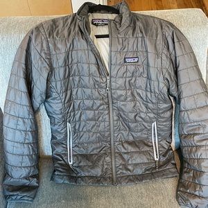 Patagonia nano puff forged grey jacket size small